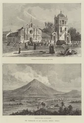 Das Erdbeben in San Salvador, Zentralamerika